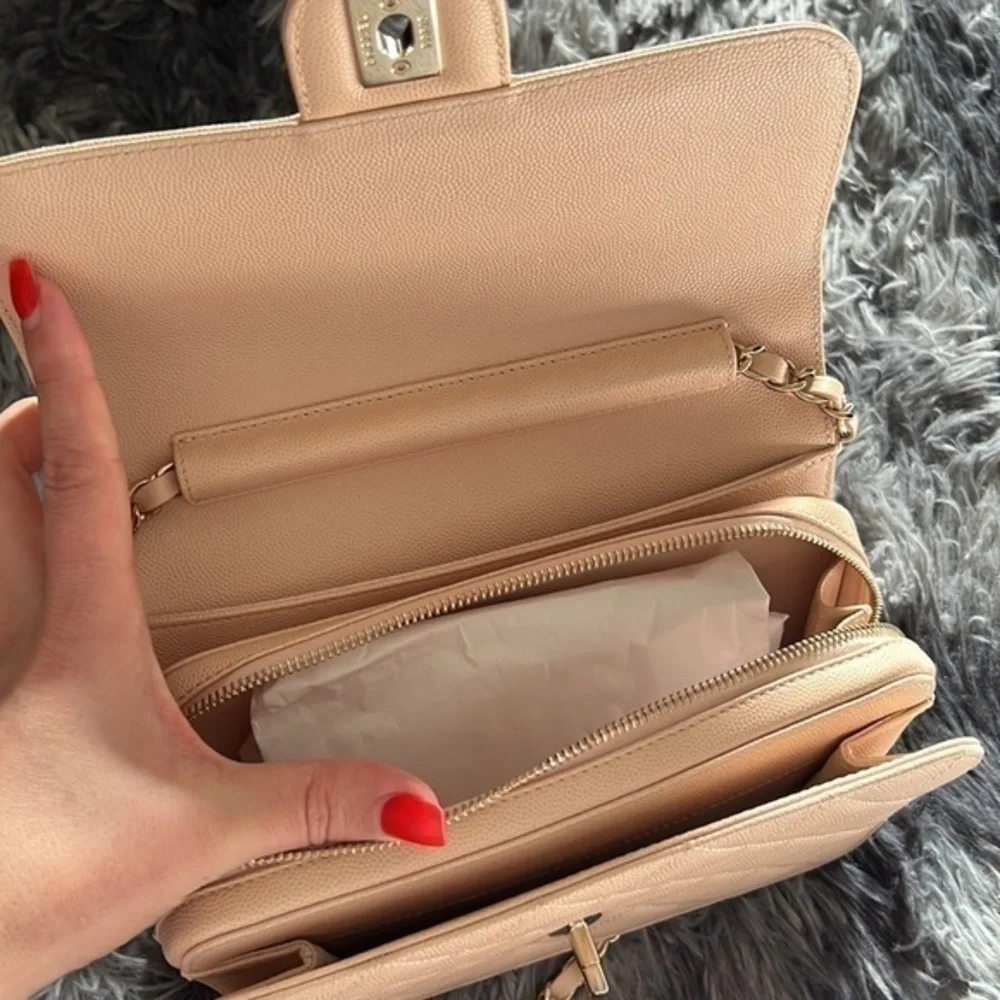 Chanel Flap Bag Quilted Caviar